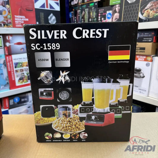 German Lot Imported 2L Powerful silver crest 2-in-1 Blender