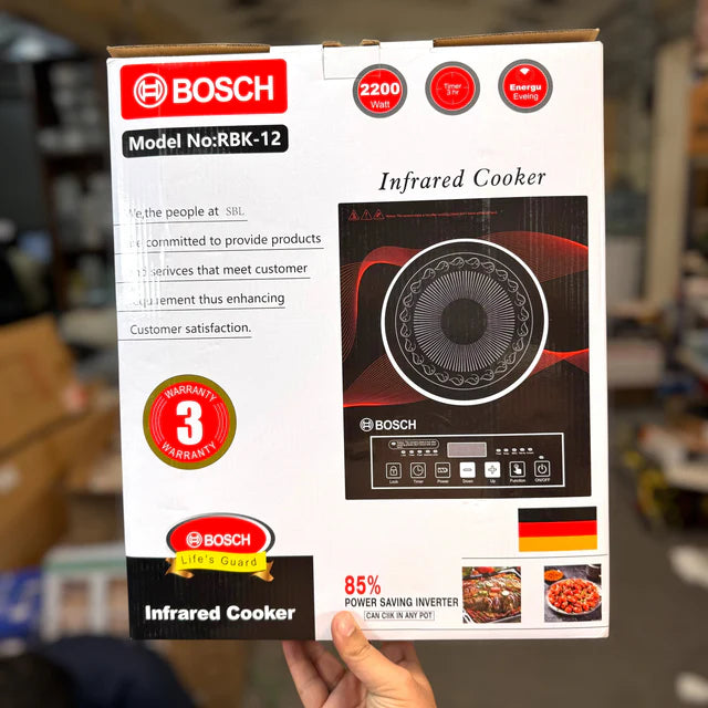 Bosch 2200W Infrared Electric Stove 🔥 | 85% Energy Saving
